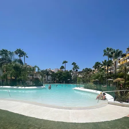 Modern Sea & Golf View 2-bedroom With Pool And Terrace In